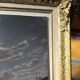 Old painting signed Roger de la Corbières – Seascape in the moonlight
