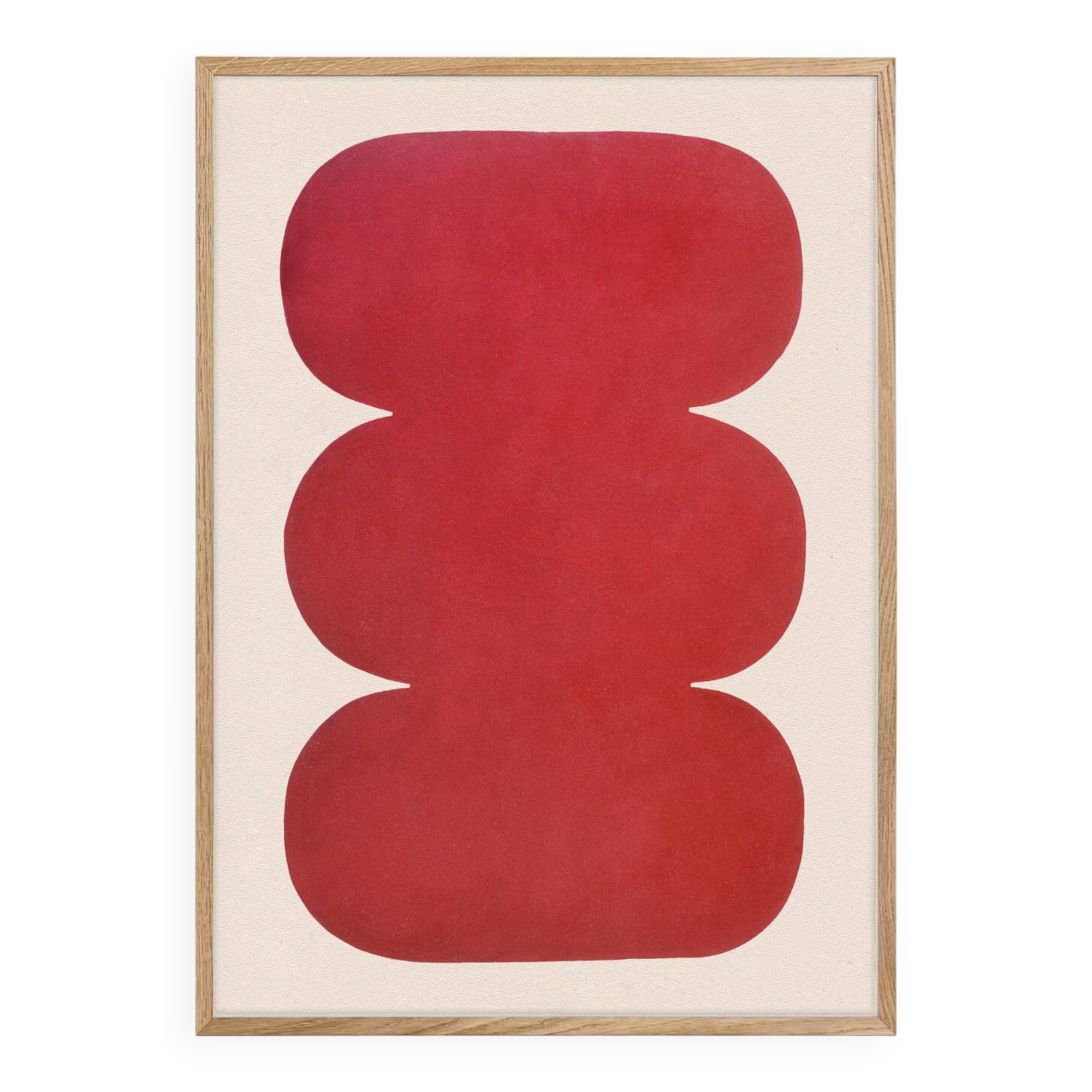 Large painting 50x70 Dark red Twist signed Eawy