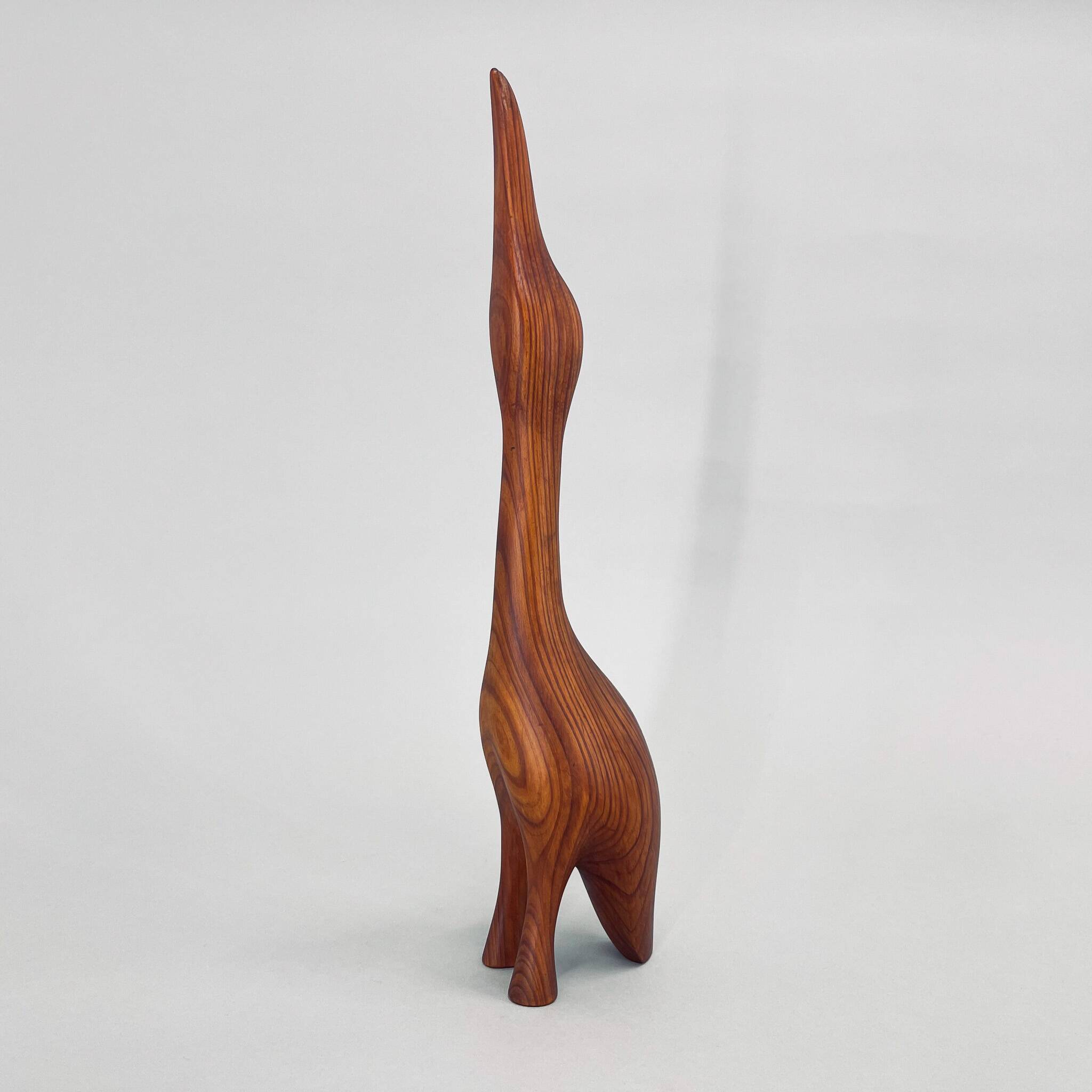 Mid-Century Wooden Decoration, Czechoslovakia