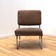 Suite of 3 vintage armchairs 50s