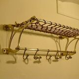 Coat rack brush aluminum 1960