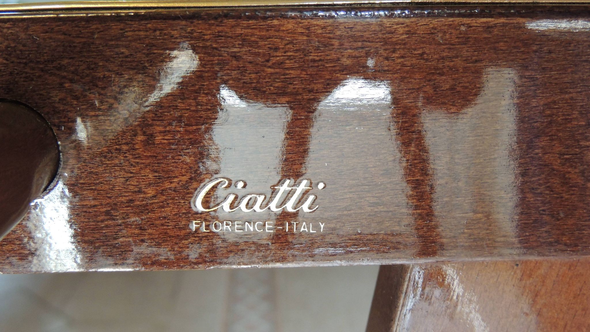 Ciatti Florence Italy TV stand / serving bar / retro furniture