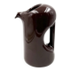 Mid-century modern brown ceramic vase / jug, Il Picchio Italy 1970s
