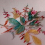 White porcelain &  flowers compotier