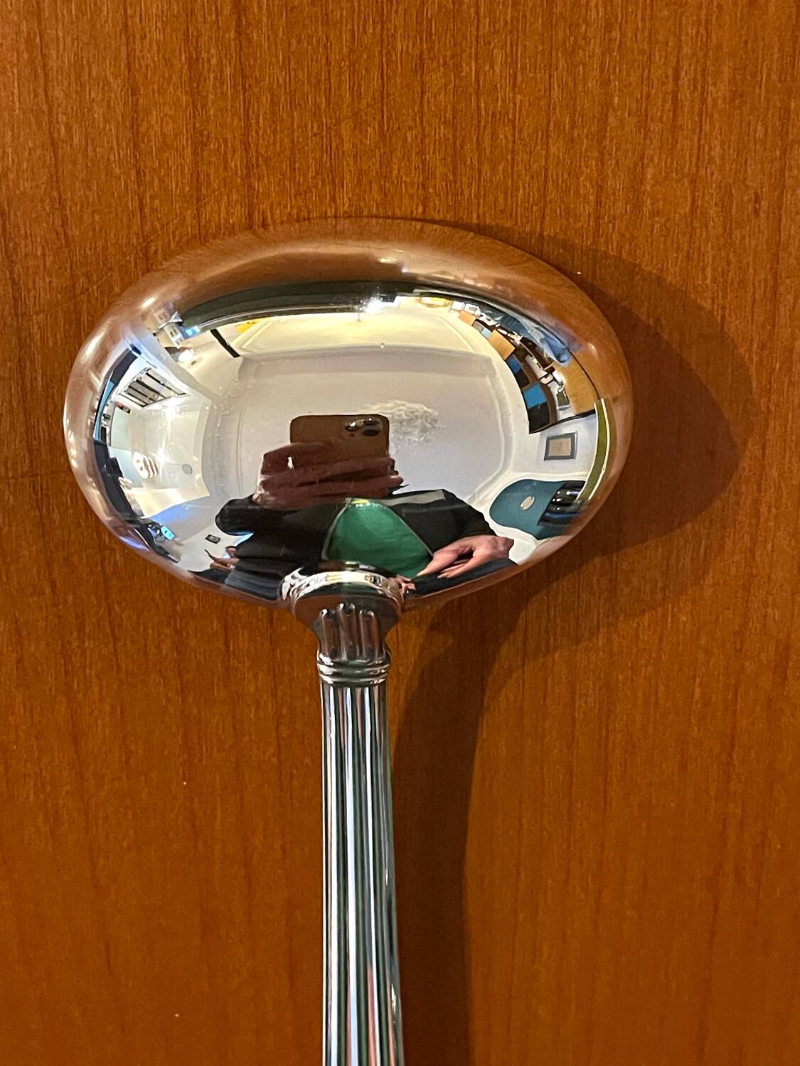 Christofle Aria, sauce spoon.