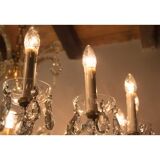Supergrand chandelier with crystals 16 bulbs