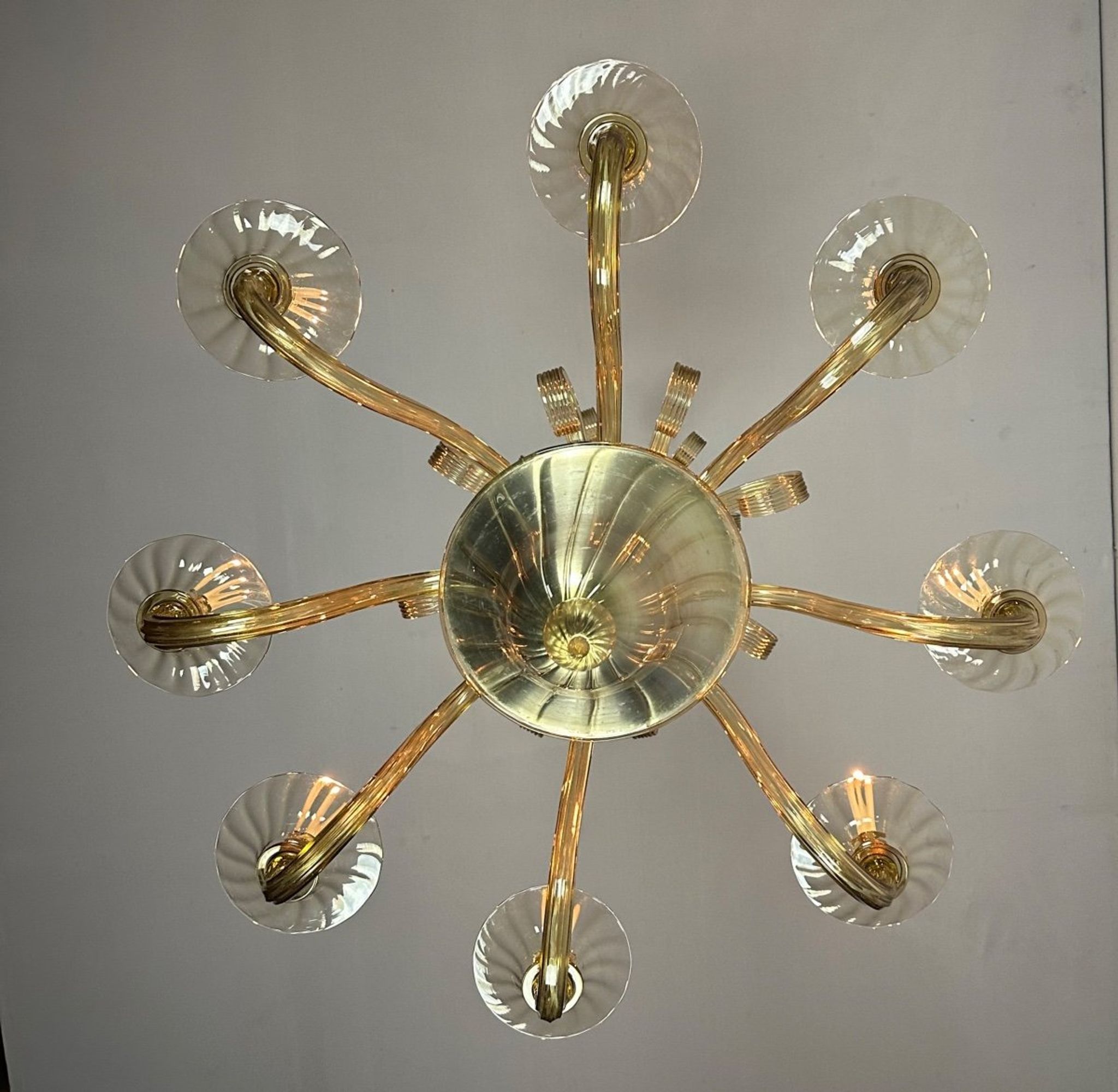 Venetian chandelier in Murano glass circa 1940