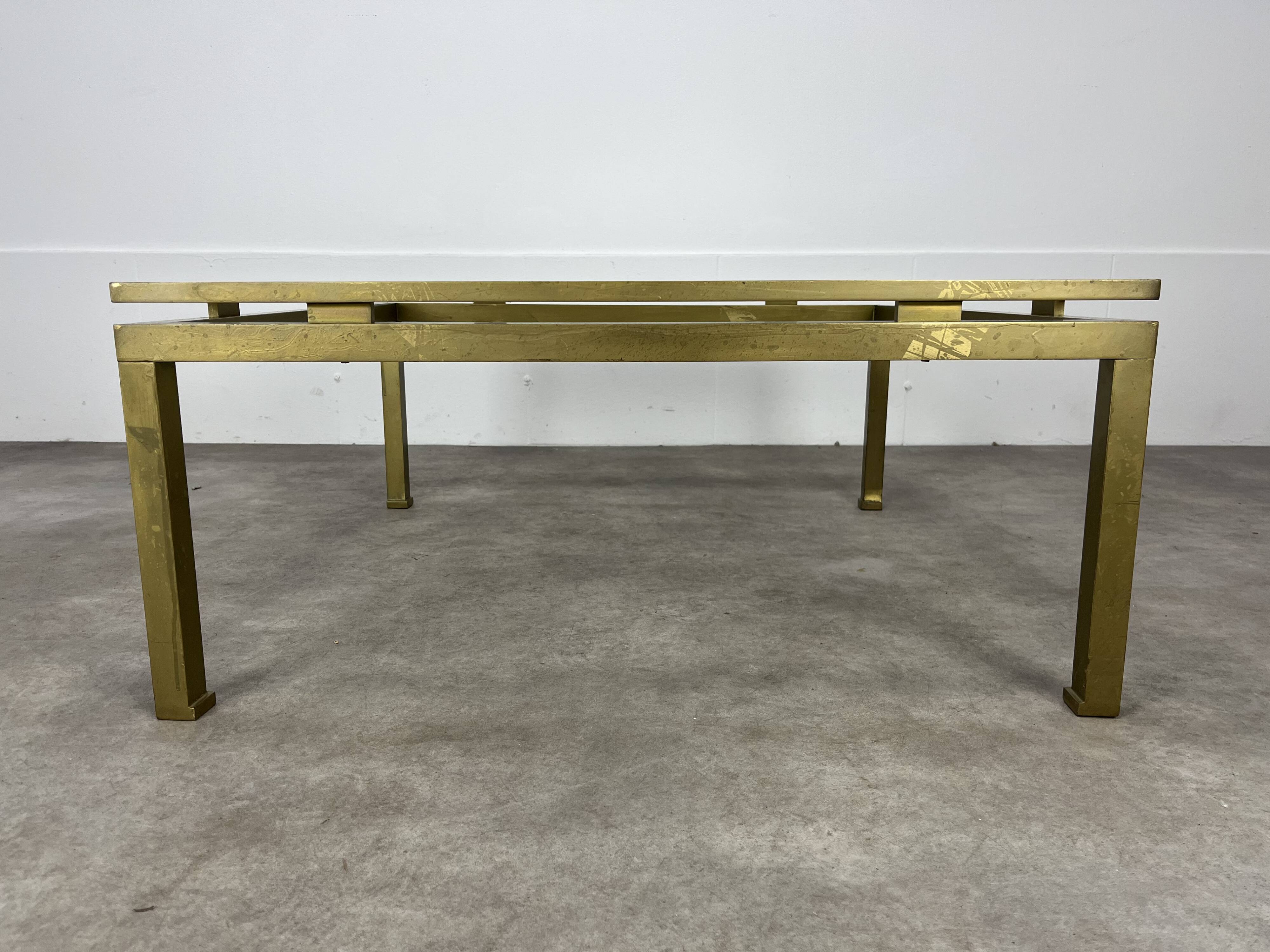 Table basse Guy Lefèvre pour Maison Jansen 1970