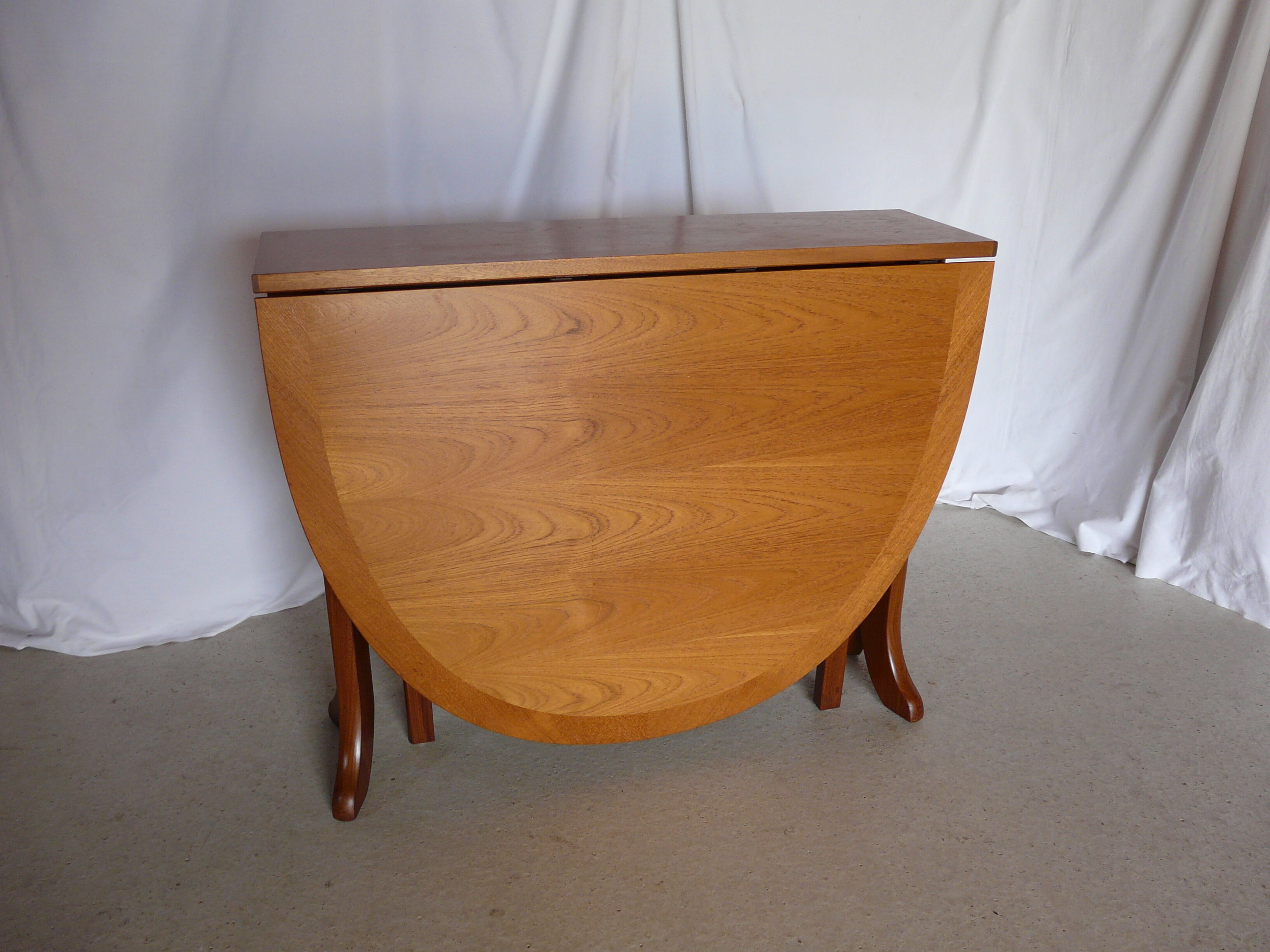 Scandinavian Nathan teak folding table