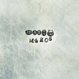 Antique silver biscuit box with silver plating by James Deakin & Sons, 1890s.