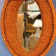 1950s rope wall mirror
