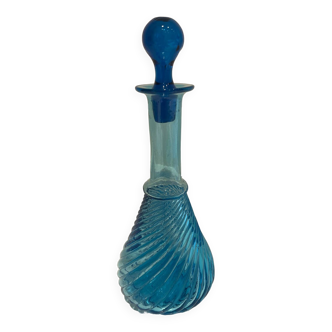 Old blue carafe
