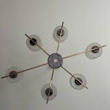 Ceiling chandelier with 6 vintage branches