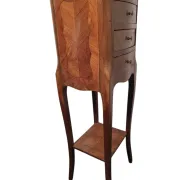 Louis XV style bedside table in marquetry