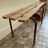 Raw school bench