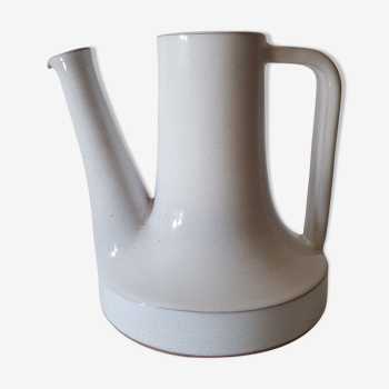 White earthenware pitcher