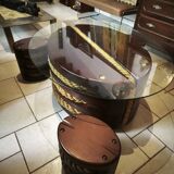 Pulley-type coffee table