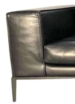 High-end 3-seater leather sofa