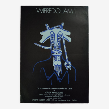 Wilfredo Lam Affiche Exposition 1976