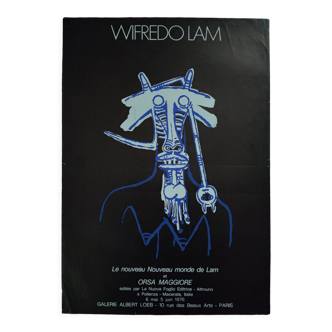 Wilfredo Lam Affiche Exposition 1976