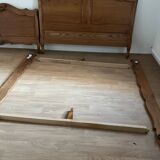 Solid wood headboard and footboard