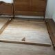 Solid wood headboard and footboard
