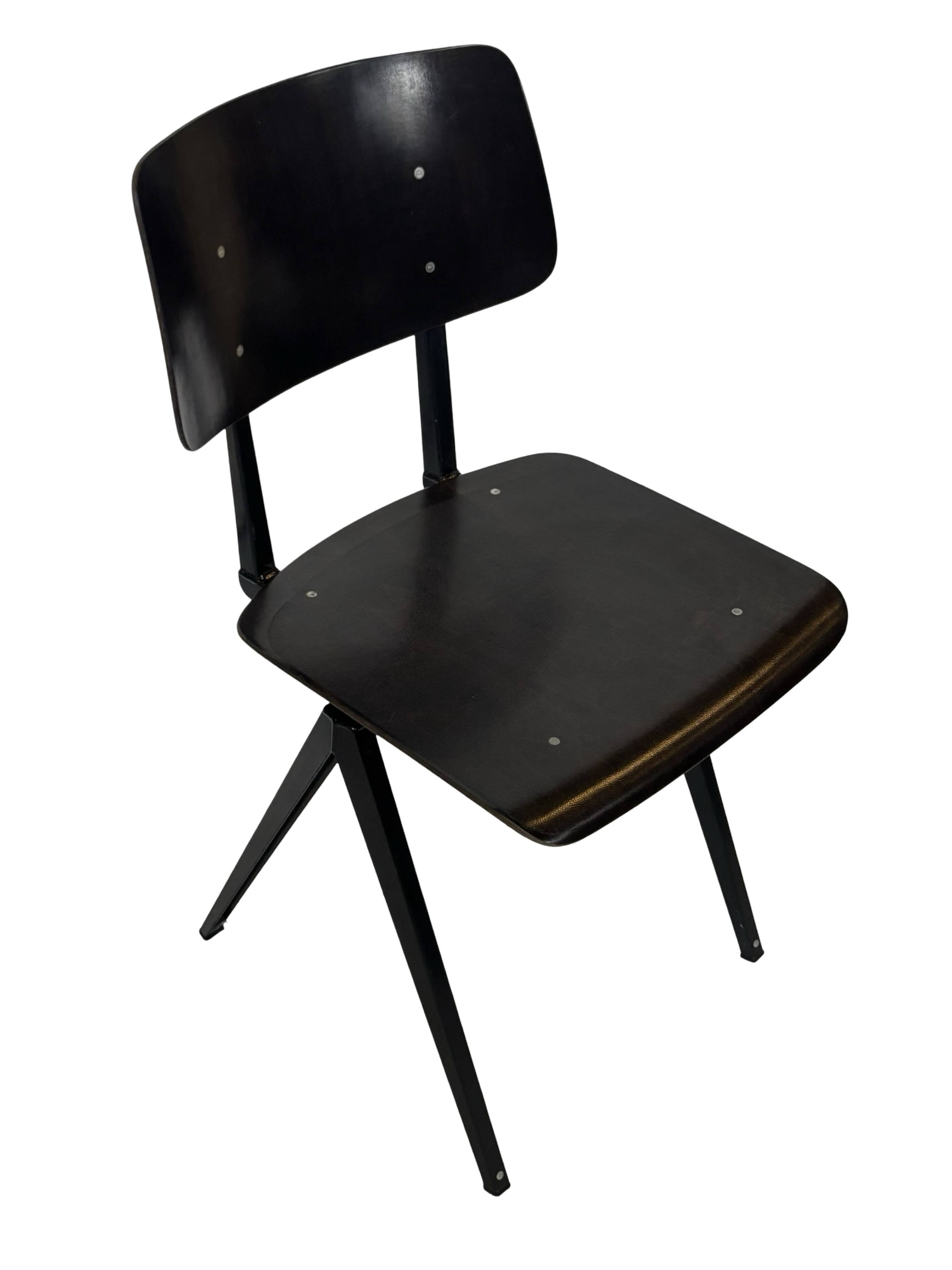 Galvanitas S16 School Chair Dining Chair Design Black Frame