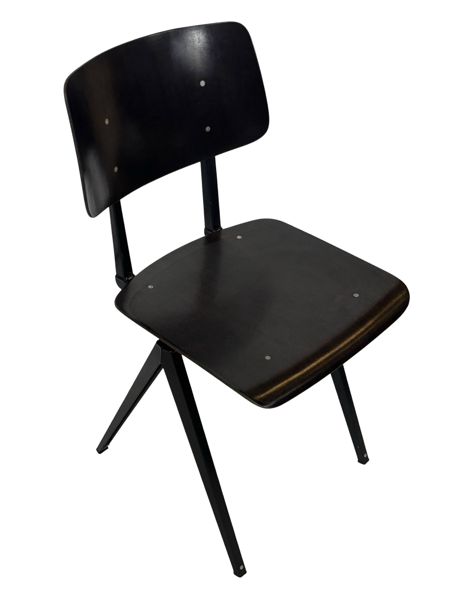 Galvanitas S16 School Chair Dining Chair Design Black Frame