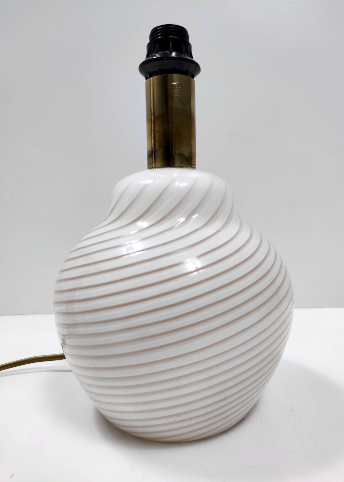 Pink Murano Glass Table Lamp by Lino Tagliapietra Produced by Paf, Italy 19