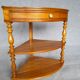 Mid-19th century walnut corner cabinet