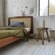Roset SNA teak and cane bed, 1 person