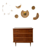 Vintage chest of drawers from the 1950s.