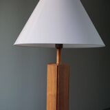 Modern Scandinavian table lamp in rosewood, 1960s
