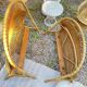 Vintage seventies rattan children's basket.