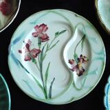 6 assiettes d’asperges anciennes françaises à Majolica