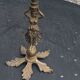 Foot of lamp statuette woman in regulates art deco