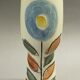 Vase cylindrique fleur années 50