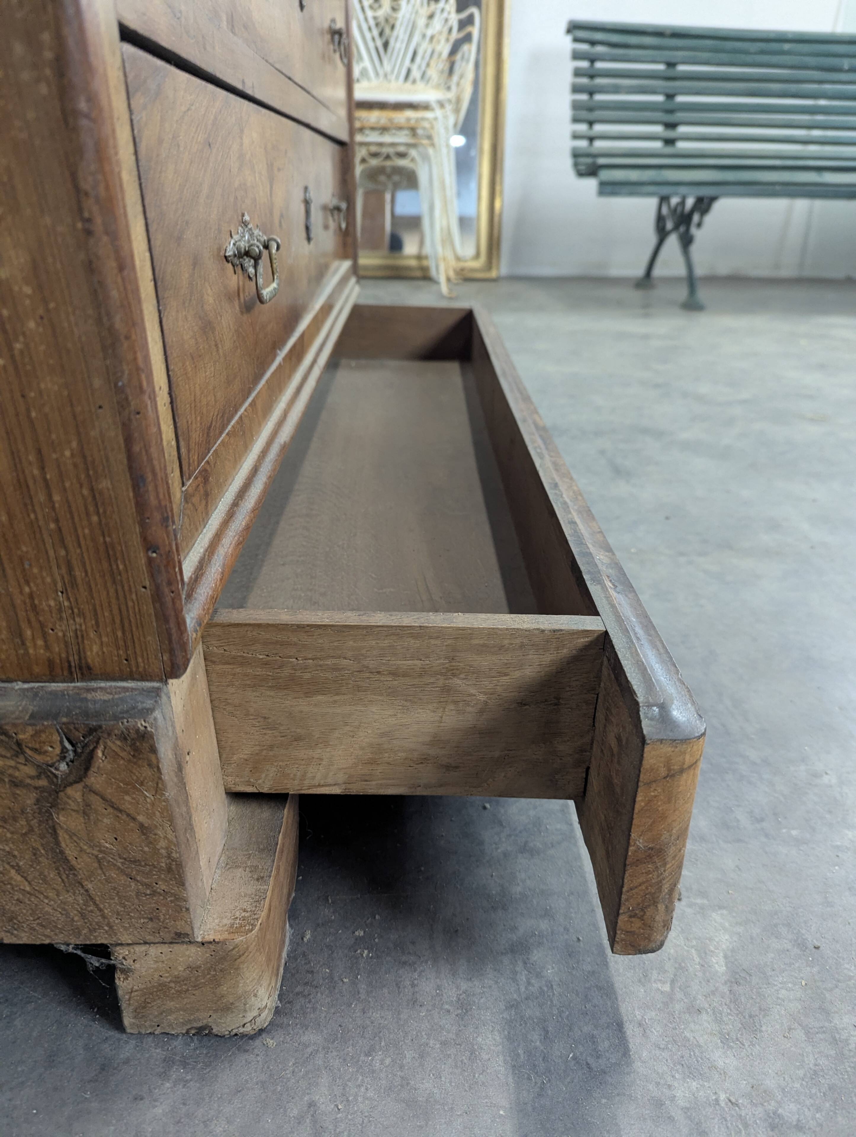 Flamed Mahogany Commode from the Louis Philippe period