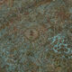Handmade oriental decorative 1980s 243 cm x 342 cm blue wool carpet