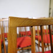 Mid-Century Dining Chairs in Walnut, Set of 10, 1960s