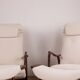 Large Scandinavian Teak Armchair with Ottomans by Folke Ohlsson for Westnofa 1960.