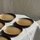 Set of 6 dessert plates in stoneware Village France D20