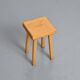 Pine stool by Charlotte Perriand, Les Arcs, France