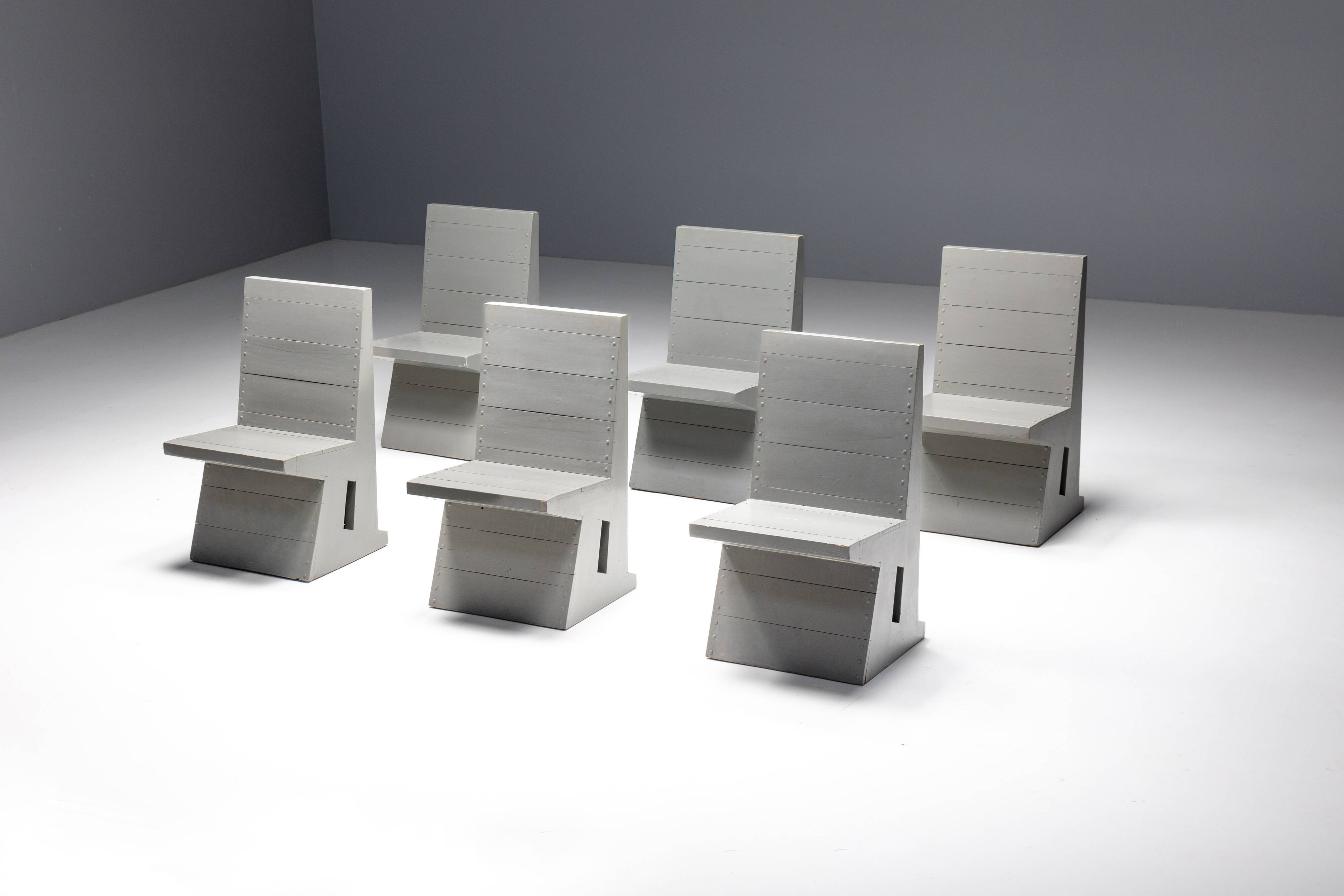 Dining Chairs by Dom Hans van der Laan, Netherlands, 1960s