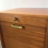 Double binder with low curtains