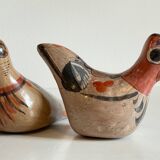 Couple BIRDS Handmade Ceramics MEXICO