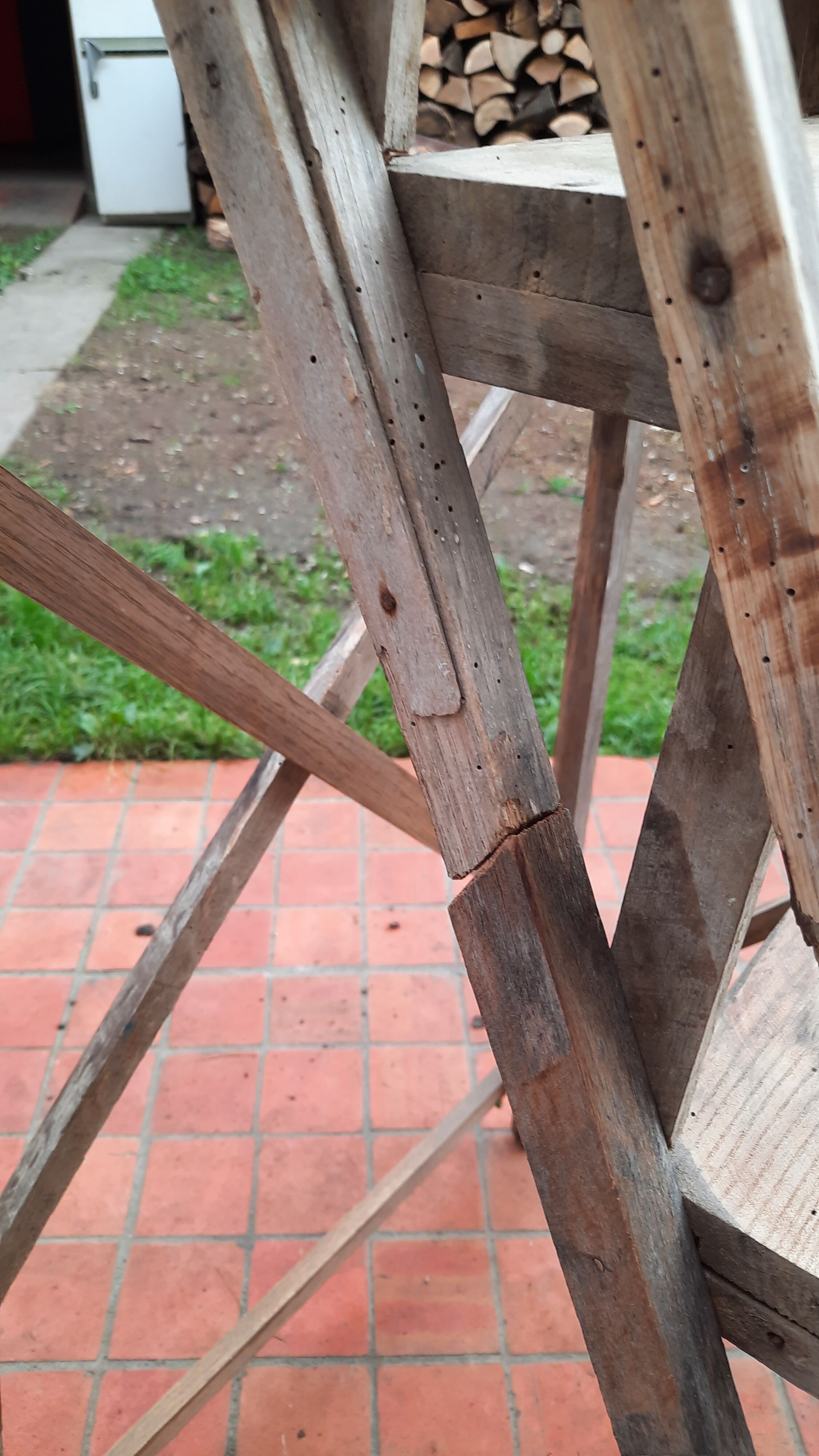 Old stepladder