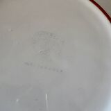 Set of 6 vintage plates in the shape of pink and gray fish - Nidervillier