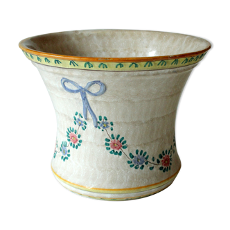 Cache pot en céramique fabriqué à Murano/Italie, Vintage