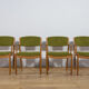 Chaises de salle à manger en chêne du milieu du siècle Modèle J62 par Poul M. Volther pour FDB Mobler, Danemark, années 1960, Ensemble de 4
